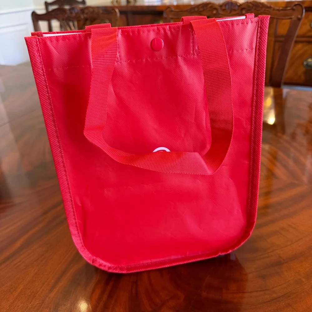NEW Lululemon Small Reusable Shopper Bag Red